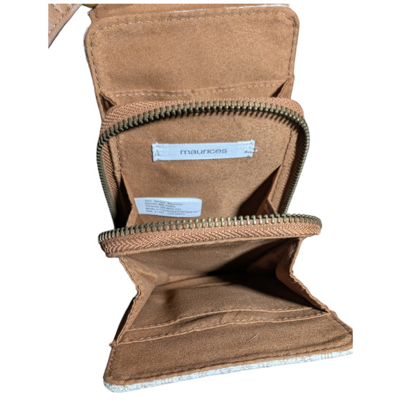 Maurices - Crossbody - Purse/Wallet - Tan/Brown - Adjustable Strap- Lots of Room - Picture 6 of 11